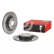 BREMBO 08.D249.11 - Jeu de 2 disques de frein arrière