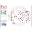 BREMBO 08.D712.11 - Jeu de 2 disques de frein arrière