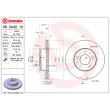 BREMBO 09.3442.10 - Jeu de 2 disques de frein avant