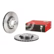 BREMBO 09.4939.34 - Jeu de 2 disques de frein avant