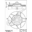 BREMBO 09.4939.75 - Jeu de 2 disques de frein avant