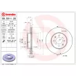 BREMBO 09.5011.20 - Jeu de 2 disques de frein avant