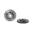 BREMBO 09.5180.3X - Jeu de 2 disques de frein avant