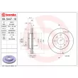 BREMBO 09.5447.10 - Jeu de 2 disques de frein avant