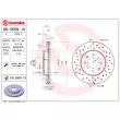 BREMBO 09.5509.1X - Jeu de 2 disques de frein avant