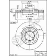 BREMBO 09.5537.10 - Jeu de 2 disques de frein avant