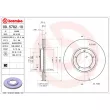 BREMBO 09.5782.10 - Jeu de 2 disques de frein avant