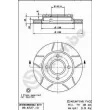 BREMBO 09.6727.77 - Jeu de 2 disques de frein avant