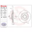 BREMBO 09.6728.10 - Jeu de 2 disques de frein avant