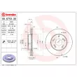 BREMBO 09.6753.30 - Jeu de 2 disques de frein avant