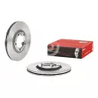 BREMBO 09.6804.10 - Jeu de 2 disques de frein avant