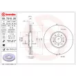 BREMBO 09.7010.20 - Jeu de 2 disques de frein avant