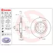 BREMBO 09.7012.14 - Jeu de 2 disques de frein avant