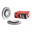 BREMBO 09.7012.1X - Jeu de 2 disques de frein avant