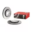 BREMBO 09.7012.75 - Jeu de 2 disques de frein avant