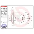 BREMBO 09.7043.10 - Jeu de 2 disques de frein avant