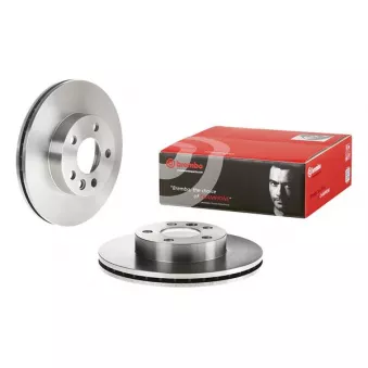 Jeu de 2 disques de frein avant BREMBO OEM 7D0615301A