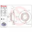 BREMBO 09.7263.20 - Jeu de 2 disques de frein arrière