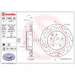 BREMBO 09.7356.2X - Jeu de 2 disques de frein arrière