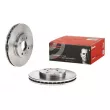 BREMBO 09.7357.10 - Jeu de 2 disques de frein avant