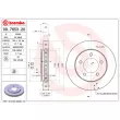 BREMBO 09.7653.20 - Jeu de 2 disques de frein avant