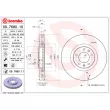 BREMBO 09.7680.10 - Jeu de 2 disques de frein avant