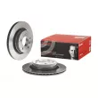 BREMBO 09.7702.11 - Jeu de 2 disques de frein arrière