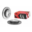 BREMBO 09.7702.1X - Jeu de 2 disques de frein arrière