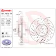 BREMBO 09.7812.1X - Jeu de 2 disques de frein avant