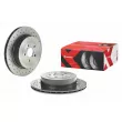 BREMBO 09.7813.1X - Jeu de 2 disques de frein arrière