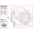 BREMBO 09.7813.2X - Jeu de 2 disques de frein arrière