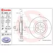 BREMBO 09.8004.41 - Jeu de 2 disques de frein avant