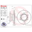 BREMBO 09.8205.10 - Jeu de 2 disques de frein arrière