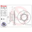 BREMBO 09.8206.10 - Jeu de 2 disques de frein arrière