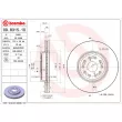 BREMBO 09.8315.10 - Jeu de 2 disques de frein avant