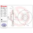 BREMBO 09.8324.11 - Jeu de 2 disques de frein avant