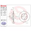 BREMBO 09.8545.10 - Jeu de 2 disques de frein avant