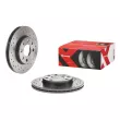BREMBO 09.8635.1X - Jeu de 2 disques de frein avant