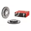 BREMBO 09.8635.75 - Jeu de 2 disques de frein avant