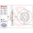 BREMBO 09.8649.51 - Jeu de 2 disques de frein avant