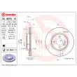 BREMBO 09.8655.11 - Jeu de 2 disques de frein avant