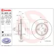 BREMBO 09.8655.20 - Jeu de 2 disques de frein avant