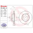 BREMBO 09.8955.10 - Jeu de 2 disques de frein avant