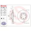 BREMBO 09.8965.10 - Jeu de 2 disques de frein avant