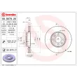 BREMBO 09.9078.21 - Jeu de 2 disques de frein avant