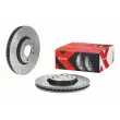 BREMBO 09.9162.1X - Jeu de 2 disques de frein avant