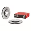 BREMBO 09.9264.11 - Jeu de 2 disques de frein arrière