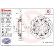 BREMBO 09.9315.23 - Jeu de 2 disques de frein arrière