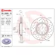 BREMBO 09.9369.1X - Jeu de 2 disques de frein avant