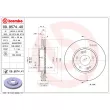 BREMBO 09.9574.40 - Jeu de 2 disques de frein avant